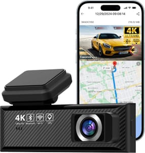 Miofive Mini S 4K Dash Cam with GPS UK Alerts