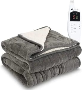 Premium Electric Low Energy Heated Sherpa Blanket