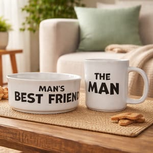Man's Best Friend Mug & Bowl Set