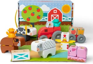 Melissa & Doug Blockables Farm Snap & Play 56 Pcs