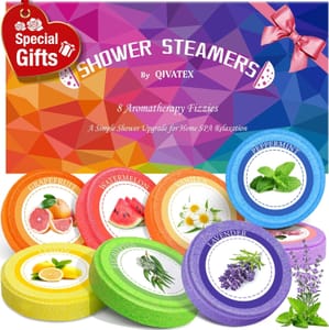 Qivatex Aromatherapy Shower Steamers Gift Set 8pcs