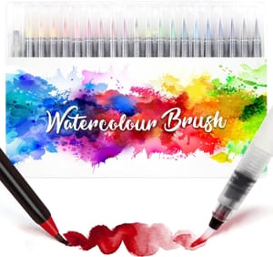 Amteker 24+2 Watercolour Brush Pens Set