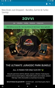 The Ultimate Jurassic Park Bundle All 4 Items for Only £29.99!