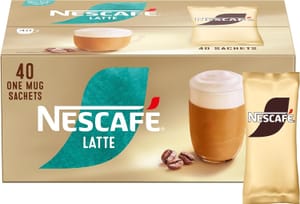 40 X 18g Nescafe Latte Instant Coffee Sachets (£4.75/£4.25 S&S)