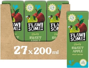 Flawsome Wonky Apple Fruit Water with Vitamins C and D
