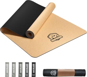 HAPBEAR Extra Large Non-Slip Yoga Mat for Home Workouts