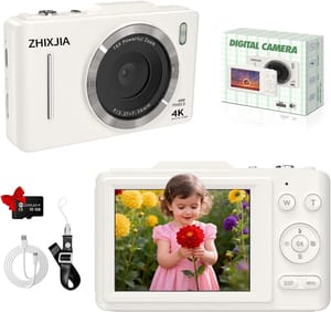 4K/1080P 48MP Digital Camera with 2.8in LCD, 16x Zoom