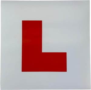 AA Magnetic L Plate, White Pack of 2