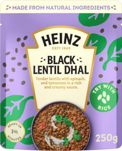 Heinz Black Lentil Dhal with Spinach and Tomatoes 250g