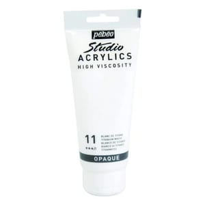 Pebeo Titanium White Studio Acrylic Paint 100ml