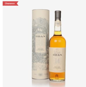 Oban 14 Year Old (No Box / Torn Label) 70cl Whisky