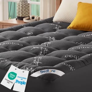 BEDLORE Bamboo Viscose Mattress Topper for Double Bed