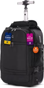 Aerolite Trolley Backpack for Ryanair and Wizz Air, USB Port