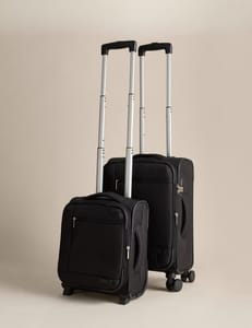 Seville 2-Piece Four-Wheel Soft Suitcase Set