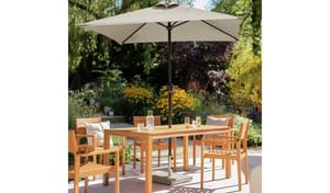 Habitat 2m Square Garden Parasol - Cream