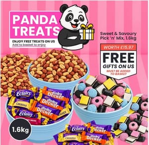 FREE Treats With Your Order Worth £15.97