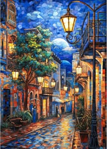 1000-Piece Jigsaw Puzzles for Adults: Town at Night