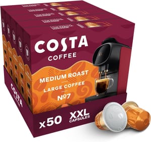 Costa Smooth Medium XXL Coffee Pods, 5-Pack