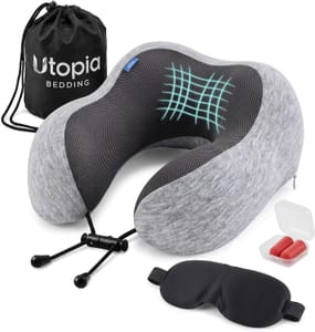 Utopia Bedding Soft Support Travel Neck Pillow
