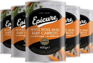 Epicure Petit Pois and Baby Carrots in Water, 12-Pack
