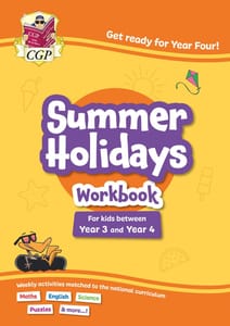 CGP Summer Holidays Activity Workbook for Ages 7-8 Year 3-4