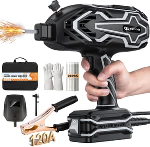 Portable 220V Handheld Arc Welder for 3/32-1/8 in Rods