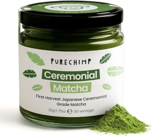 PureChimp Ceremonial Grade Matcha Powder 50g for Lattes