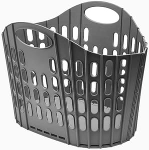 Addis Foldable Laundry Basket, 38L, Dark Grey