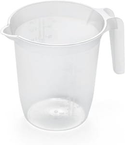 Addis Plastic 1 Litre Measuring Jug with Handle, Clear