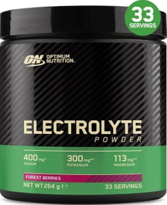 Optimum Nutrition Electrolyte Powder, Forest Berries, 264 G, 33 Servings