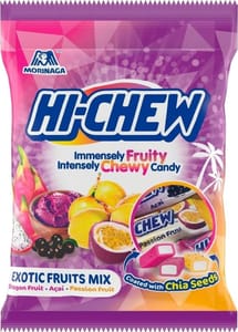 HI-CHEW Exotic Fruit Mix Chews 100g (£1.52/£1.36 S&S)