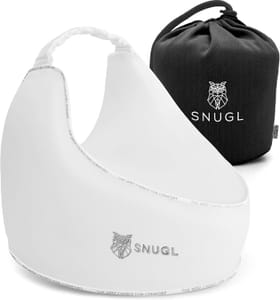 SNUGL Knee Pillow for Side Sleep, Memory Foam, Straps
