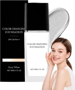 Rudfovn Colour-Changing Foundation Stick, Hydrating for LightMedium Skin