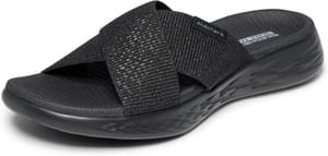 Skechers Women's On-the-Go 600 Glistening Black UK 5