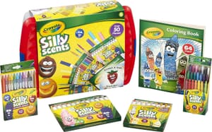 Crayola Silly Scents Colouring Tub with 64-Page Book