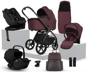 Cove Travel System Ultimate 360 Family Car Seat Bundle, 11 Pieces, 2 Colours