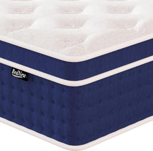 Bednew Hybrid Double Mattress with Foam, Pocket Spring, 135x190x34cm
