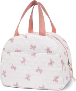 FloralGrace Insulated Lunch Tote Bag for Women