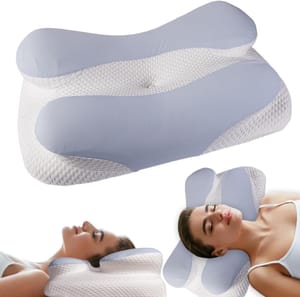 XIAOYUDIAN Memory Foam Neck Pillow for Side Sleepers
