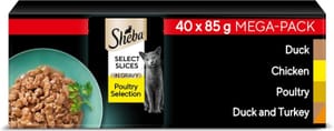 Sheba Select Slices Cat Wet Food - Poultry in Gravy