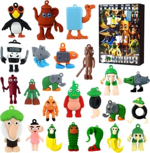 24-Piece Italian Brainrot Figures Set Tralalero Tralala