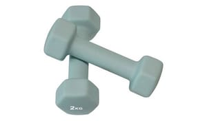 Pro Fitness Neoprene Dumbbells - 2 X 2kg