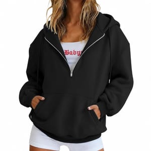 Women's Fleece Jacket Zip-up Hoodie, Cozy Winter Coat