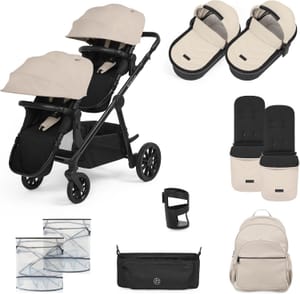 Ickle Bubba Virgo Twin 12-Piece Pram