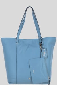 'Serela' Real Leather Shoulder Bag with Detachable Pouch