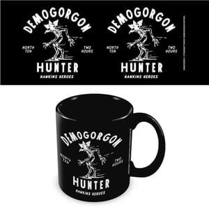 Demogorgon Hunter Stranger Things 5 Black Mug