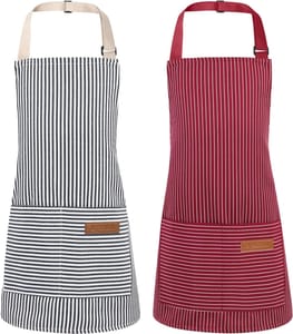 Meng Jiaran Kids Aprons, 2-Pack with Pockets