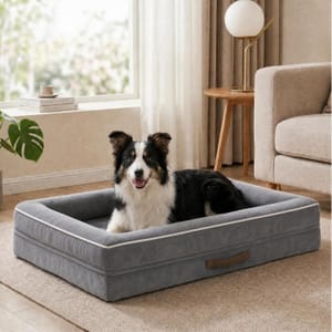 Renvix Large Orthopedic Waterproof Dog Bed