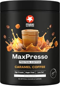 MaxiNutrition MaxPresso Caramel Protein Coffee Whey Powder, 21 G