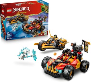 LEGO NINJAGO Kai and Cole Combiner Vehicles, 3 Minifigs